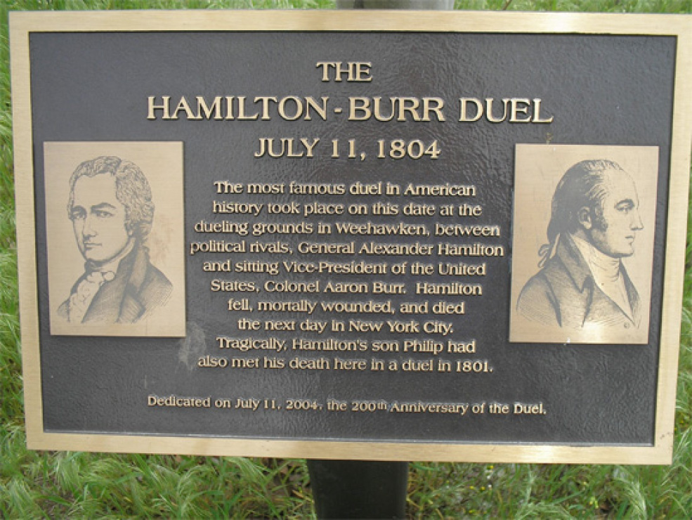 The Fateful Burr-Hamilton Duel of 1804