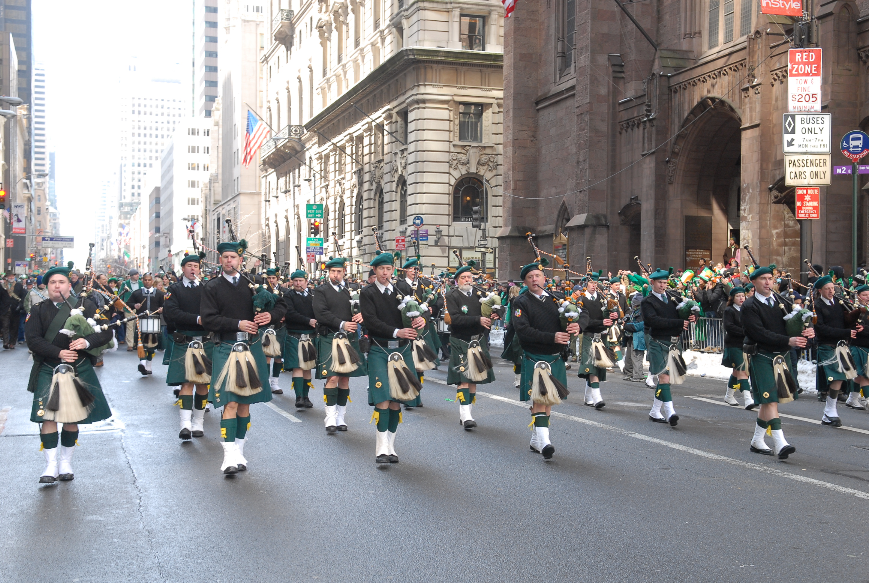 258 years ago, the first recorded St. Patrick's Day parade was held in NYC