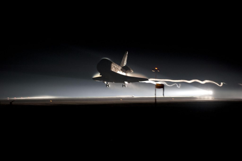 The Atlantis Landing for the last time  Photo: NASA
