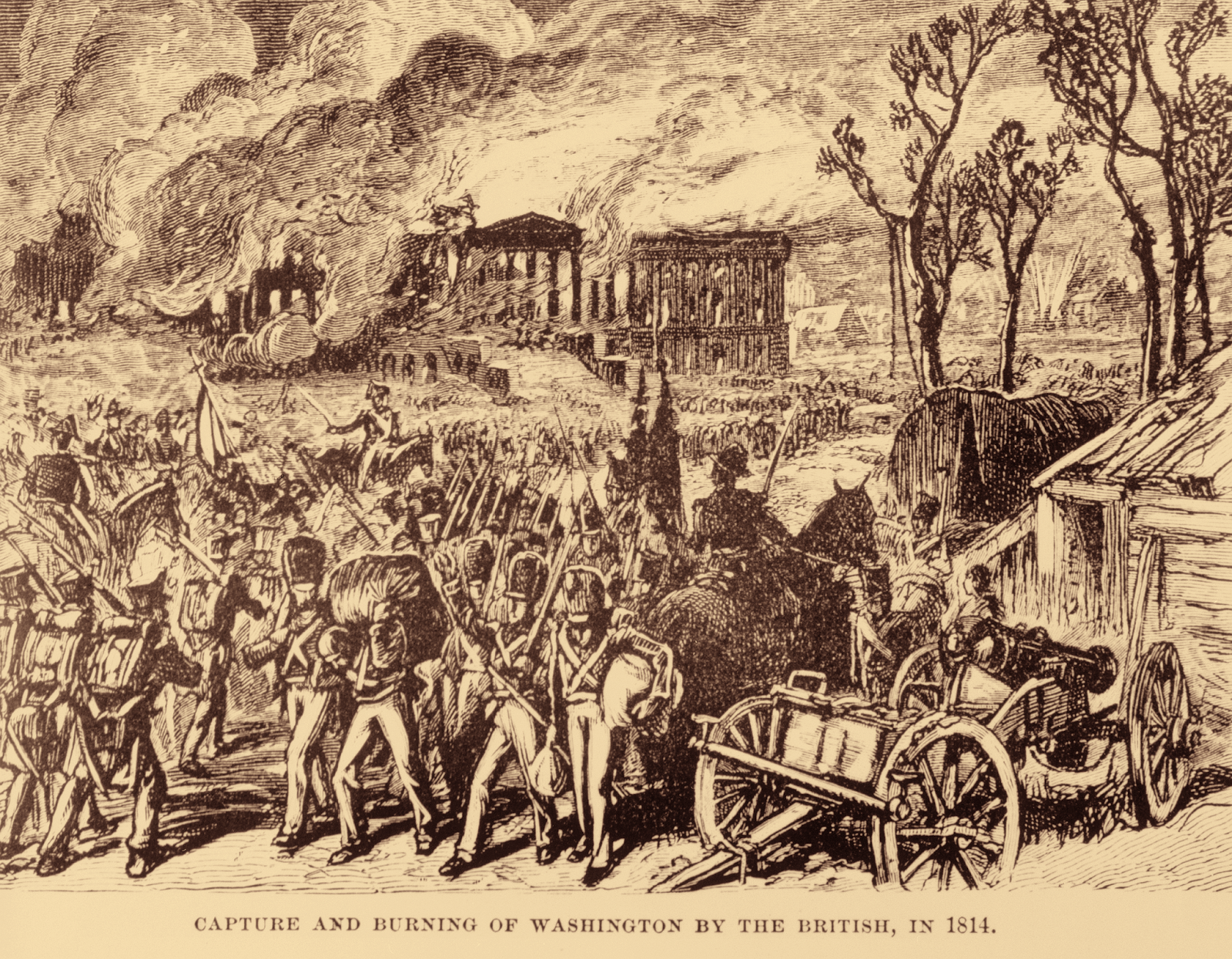 The Disastrous Burning Of Washington In 1814 The Disastrous Burning Of Washington In 1814