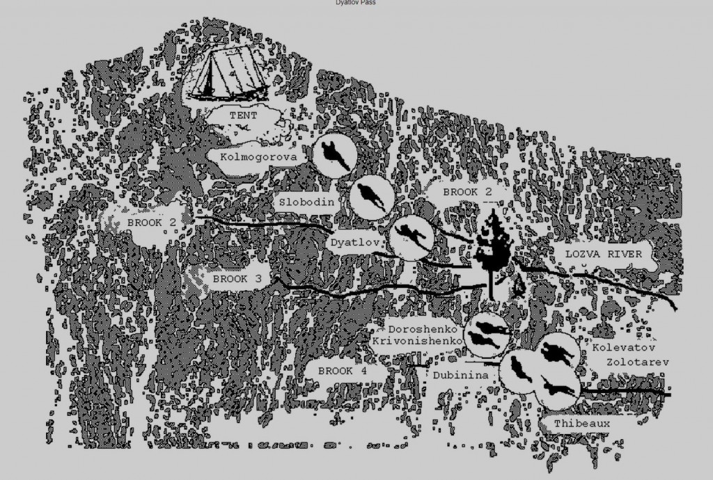 dyatlov pass incident map