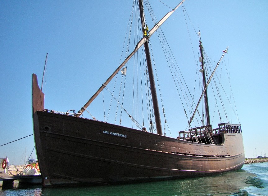 A modern-day reconstruction of a caravel, the same type of ship as the Mary Celeste [PHOTO: wikimedia]