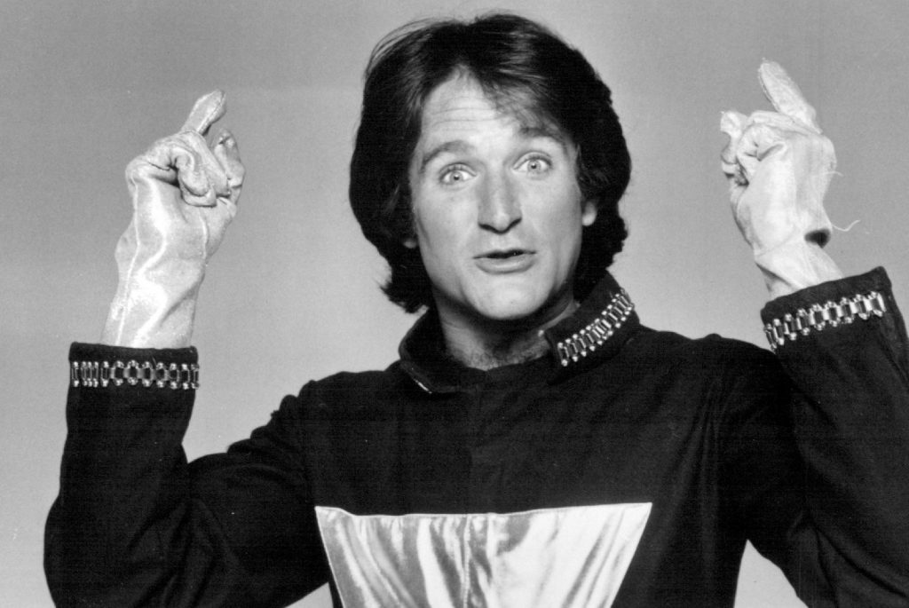 Williams in character as Mork Photo: startribune