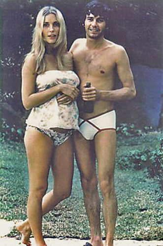 Tate and Jay Sebring, August 1969 Photo: source