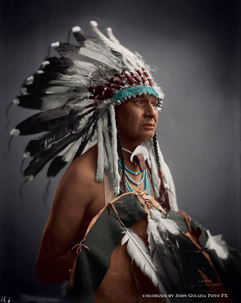 Rare Colorized Native American Images From The Past