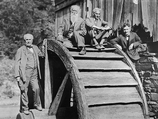 Rare Footage of Thomas Edison Camping With Harvey Firestone