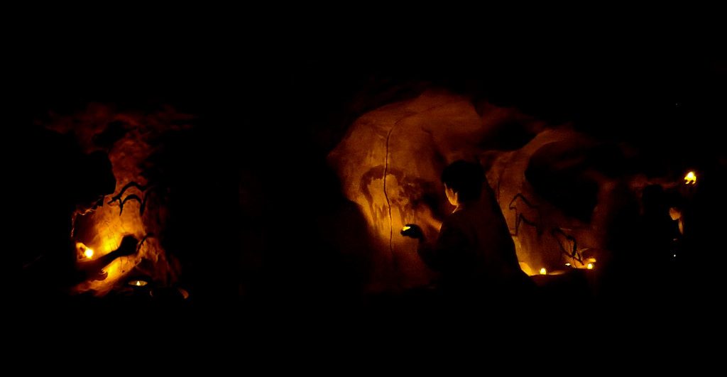 Experimental reproduction of ancient cave art via researchers with the University of Liverpool. [PHOTO: popular-archaeology.com]