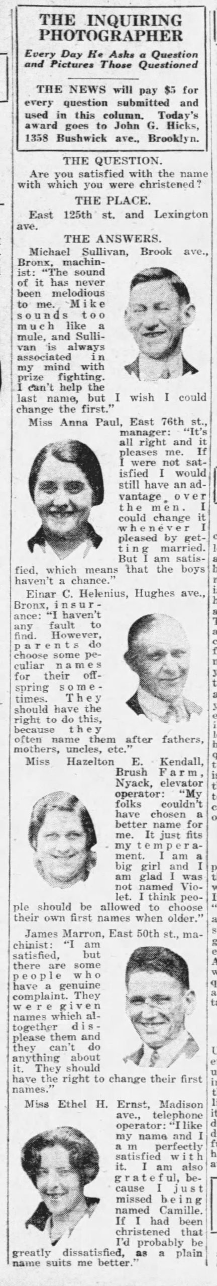 5 Things a 1925 Name Survey Reveals About Identity