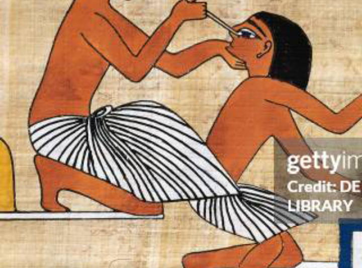 What Is That Egyptian Man Doing to the Child?