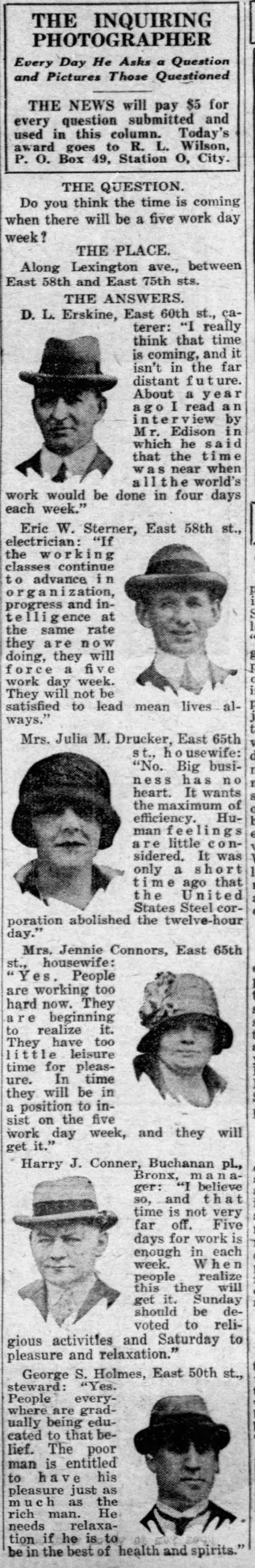5 Things Behind the 5‑Day Workweek Debate in 1925