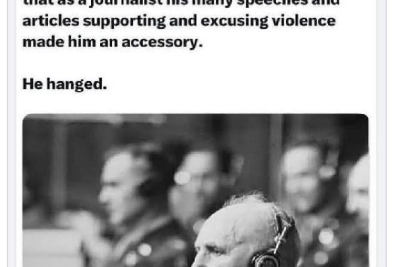 What If Julius Streicher Had Been Acquitted?