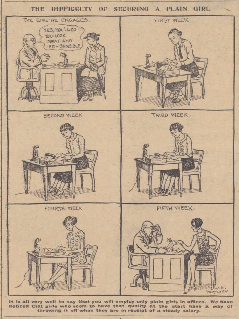 “The Difficulty of Securing a Plain Girl,” 1926: 5 Things