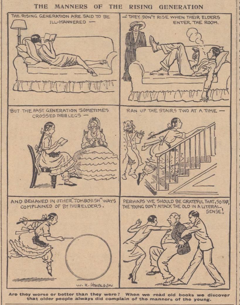 1920s Moral Panic vs Today’s ‘Rude Youth’ Debates