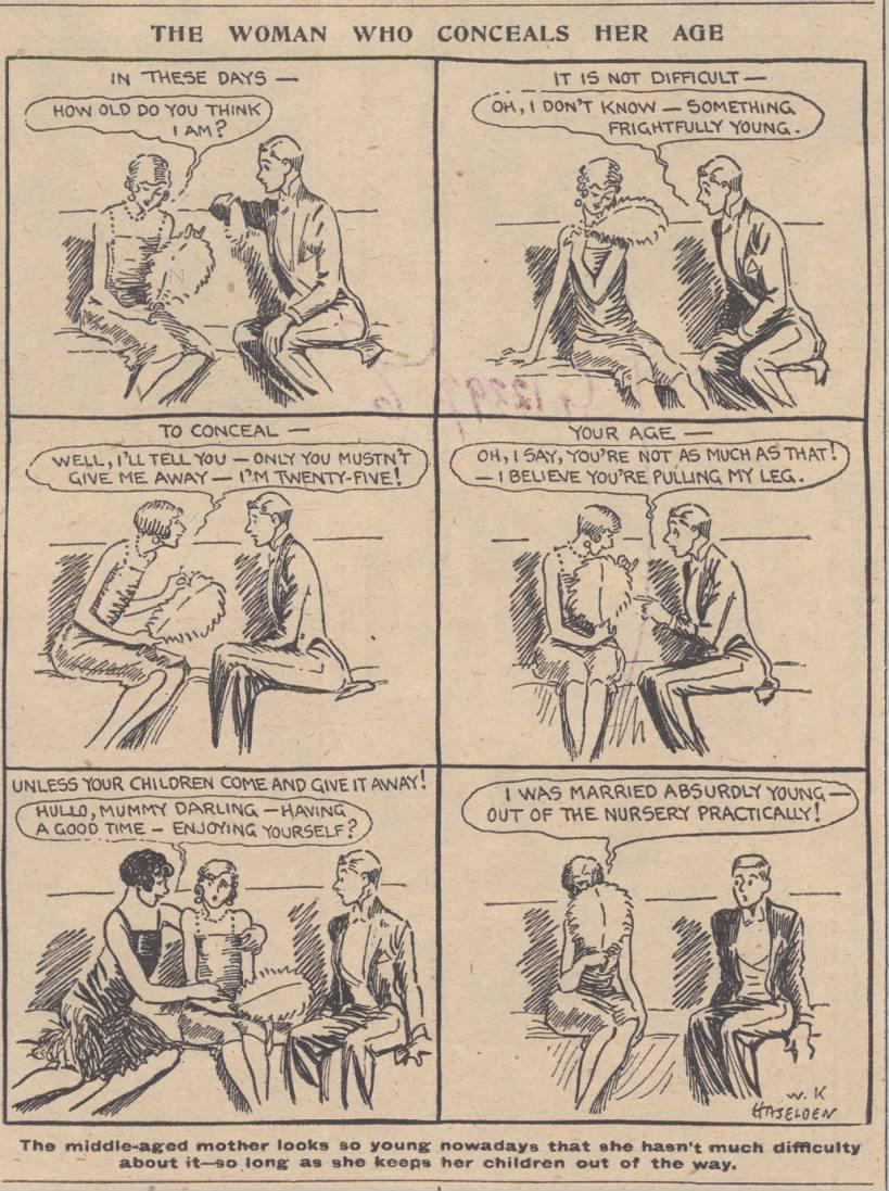 The 1920s Obsession With Women Hiding Their Age