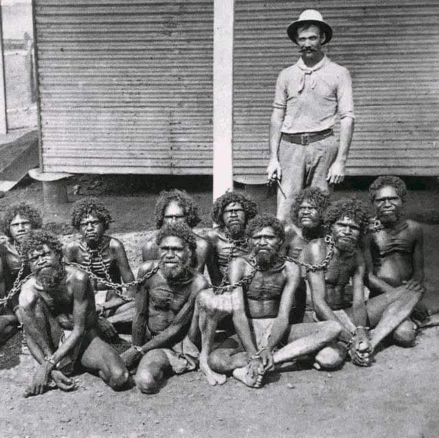 Chained Aboriginal Prisoners in Colonial Australia