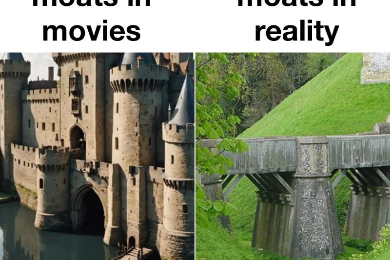 What If Medieval Moats Actually Worked Like In Movies?